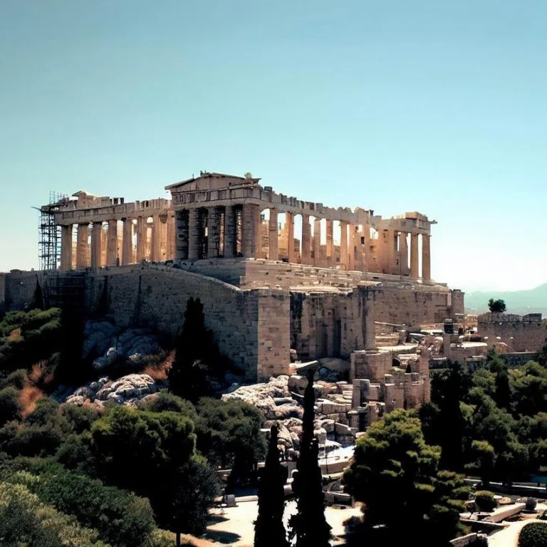 Akropolis athény: symbol antického světa