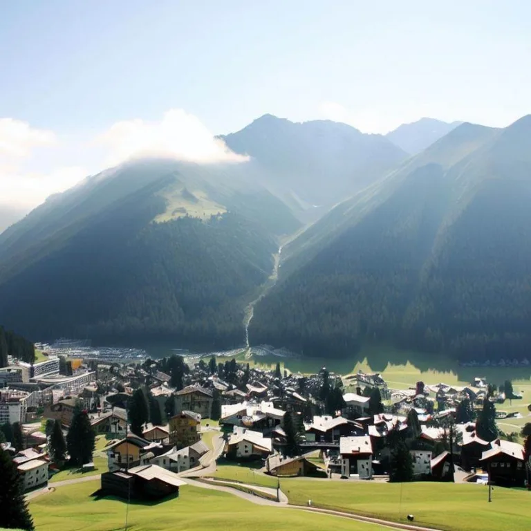 Davos: významná konference a alpy švýcarska
