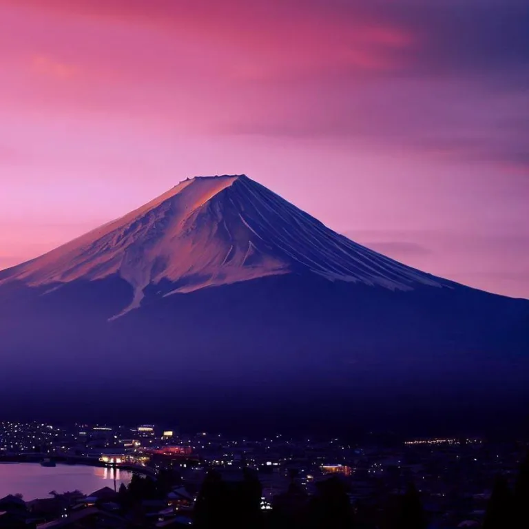 Fudži: krásná dominantní hora a její ohromující okolí