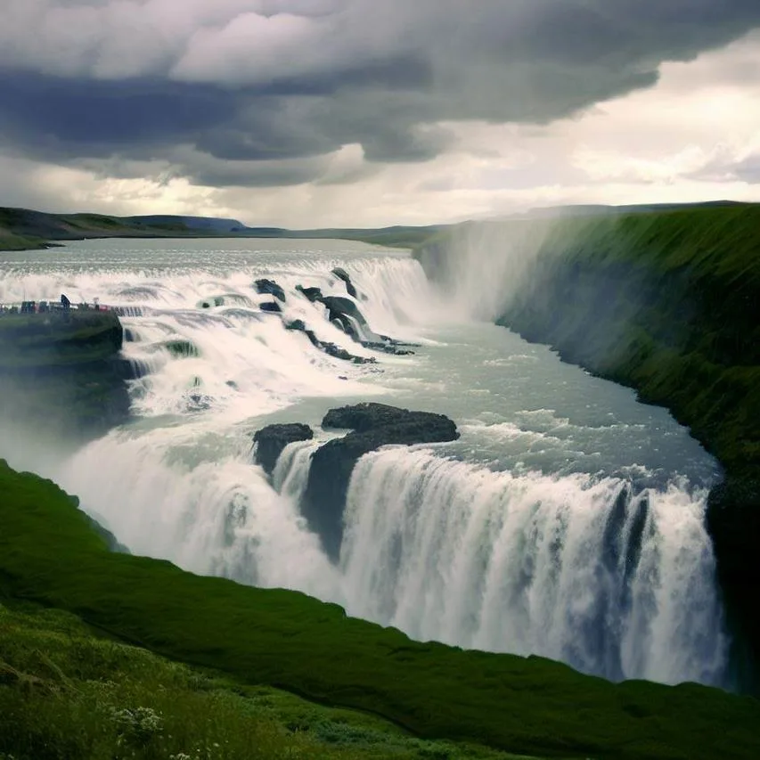 Gullfoss: jewel of iceland's natural beauty