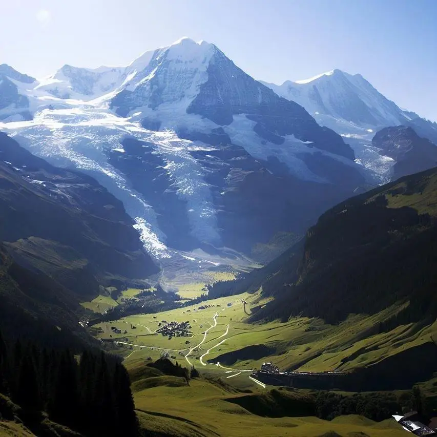 Jungfrau: krásná klenotnice švýcarských alp