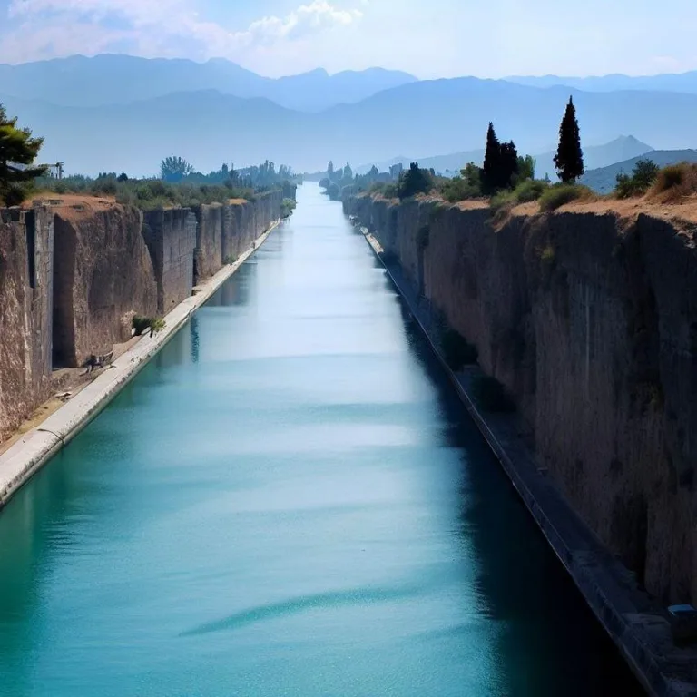 Korintský průplav: historie