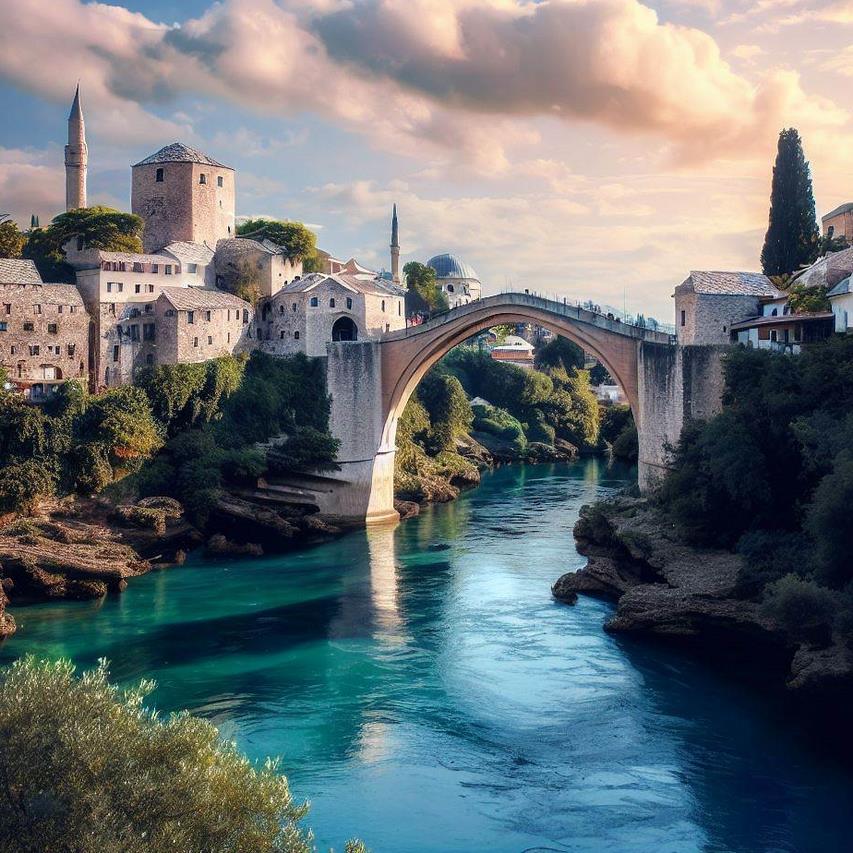 Mostar: pearl of bosnia and herzegovina