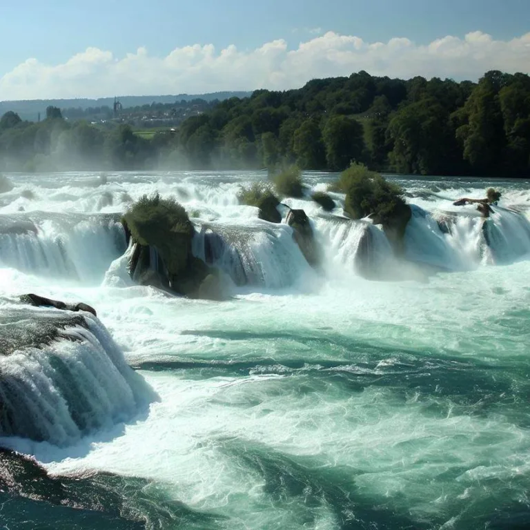 Rheinfall: evoking the majesty of europe's largest waterfall