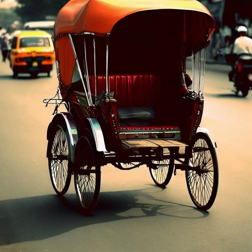 Rikša - tradiční dopravní prostředek s historií