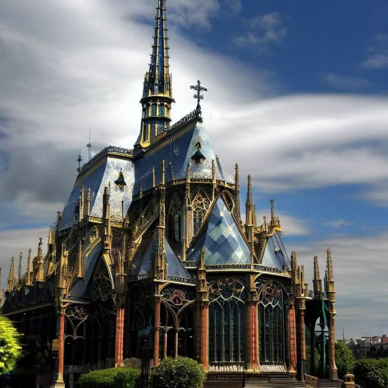 Sainte chapelle: a glimpse into parisian architectural splendor